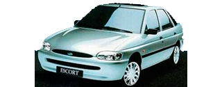 Книга Ford Escort/Orion 1990-2000, рук. по рем, экспл., бензин/дизель, ч/б, 296стр..